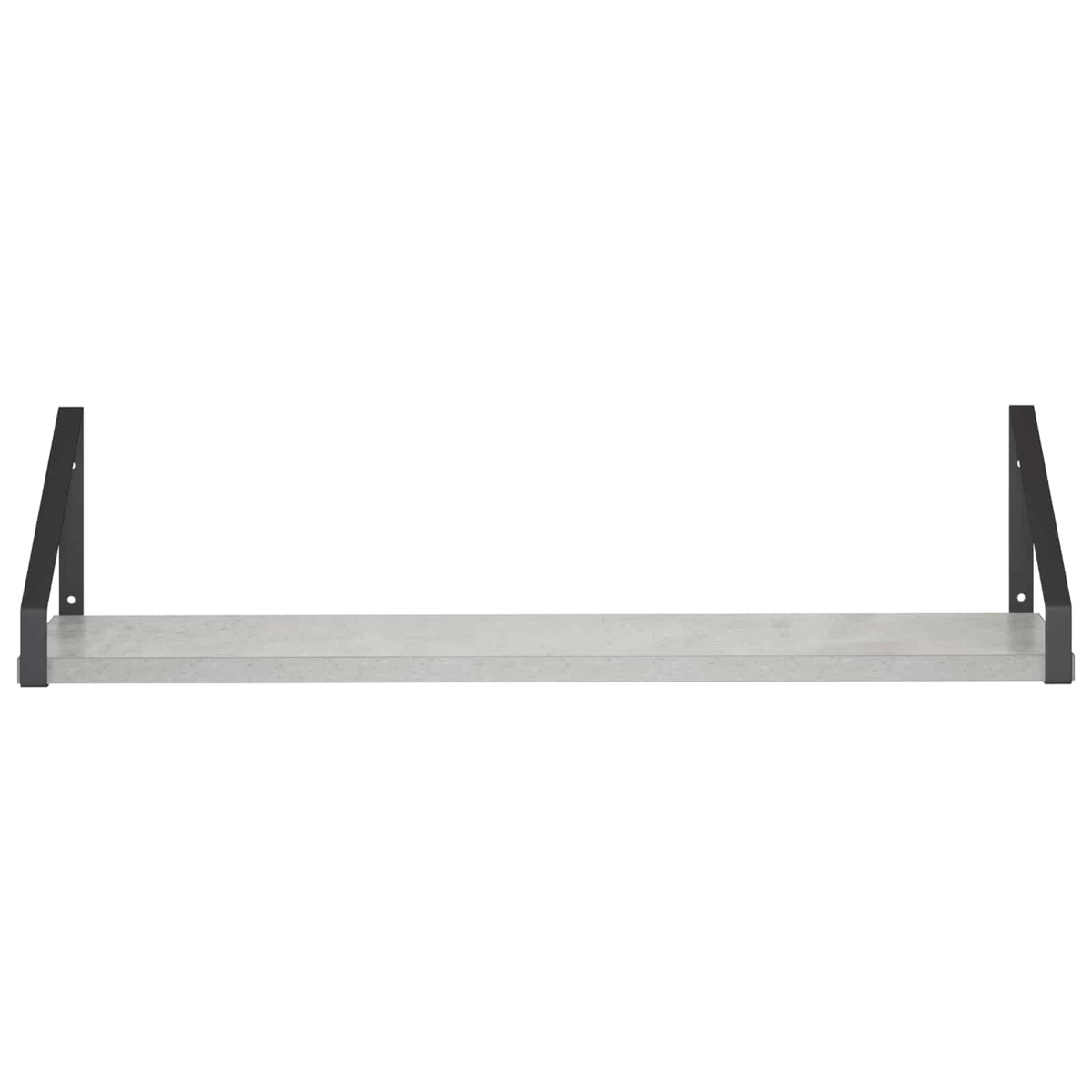 Sieninės lentynos 2 vnt. Betono pilka 60 x 16 x 15,5 cm