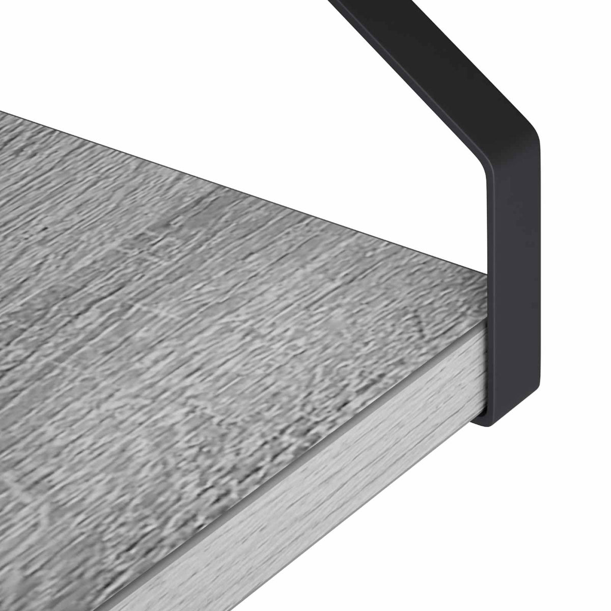 Sieninės lentynos 3 vnt. Pilka Sonoma 40 x 16 x 15,5 cm
