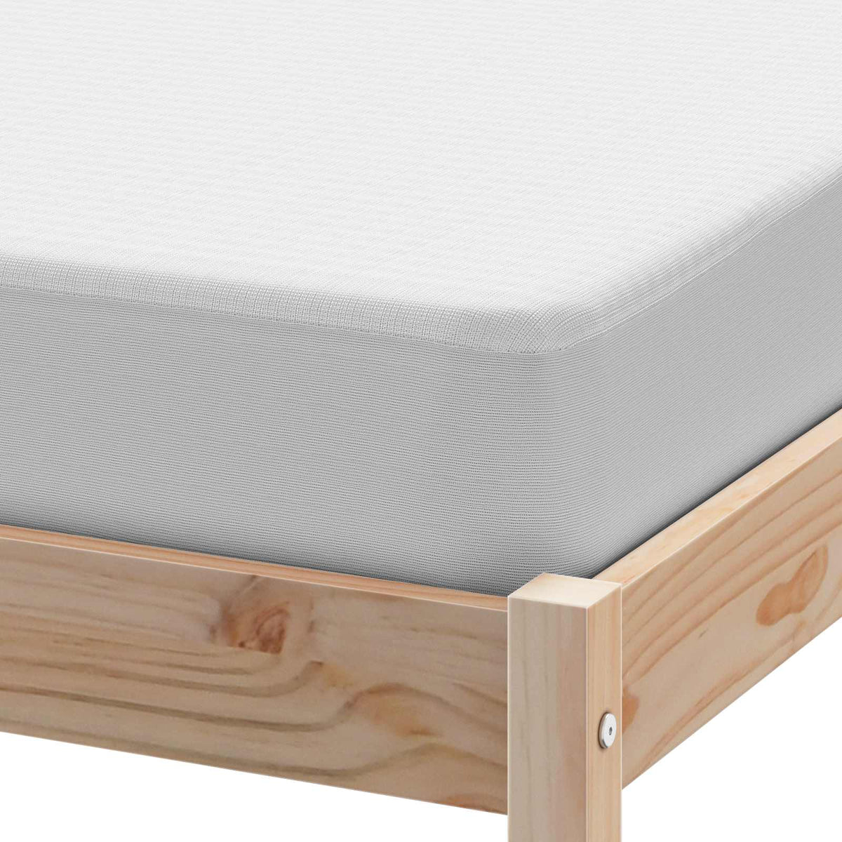 Čiužinio apsaugas 2 vnt. 90 x 220 cm Atsparus vandeniui Balta