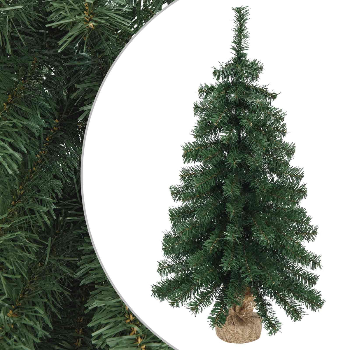 Mini Kalėdų medis 90 cm PVC Žalia