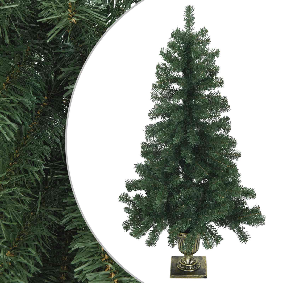 Mini Kalėdų medis 120 cm PVC Žalia