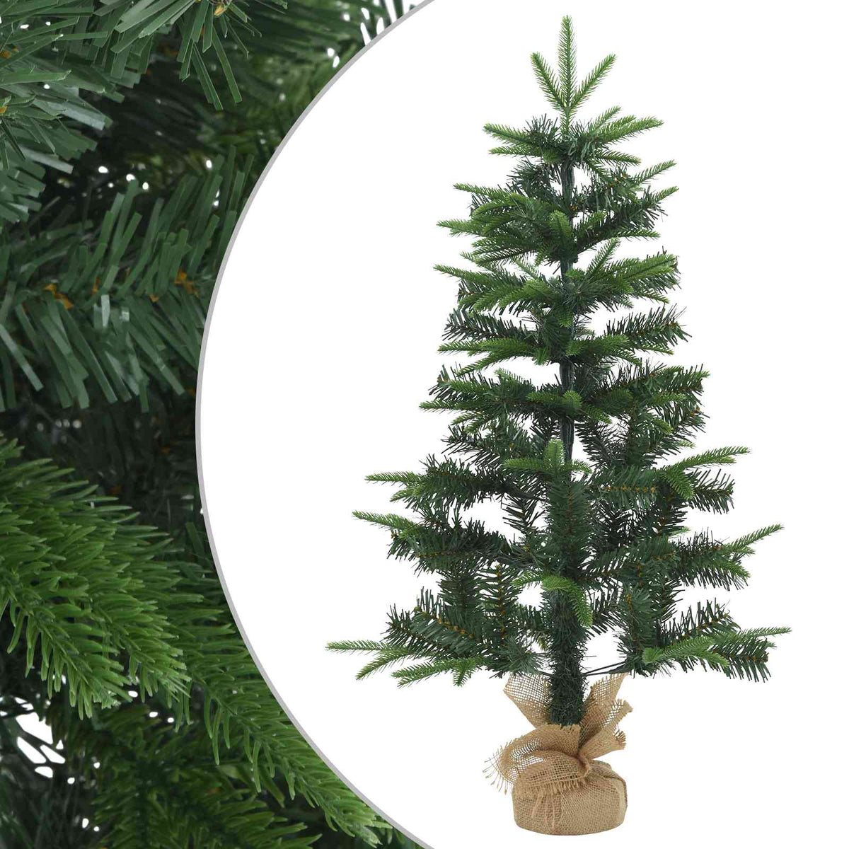 Mini Kalėdų medis 60 cm PVC ir PE Žalia