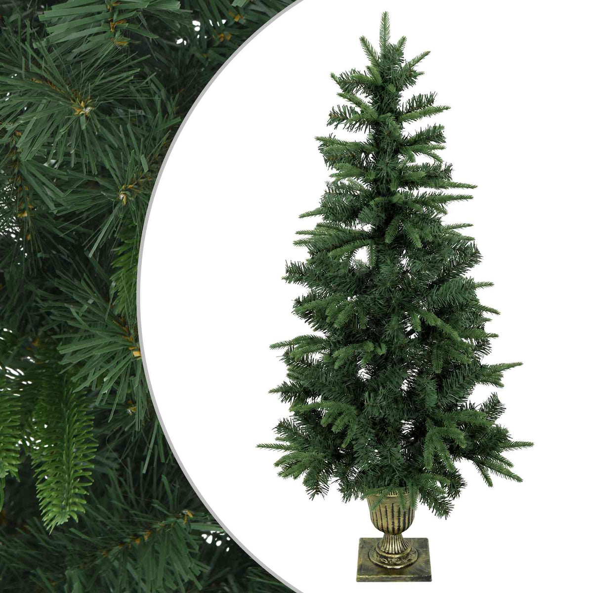 Mini Kalėdų medis 120 cm PVC ir PE Žalia