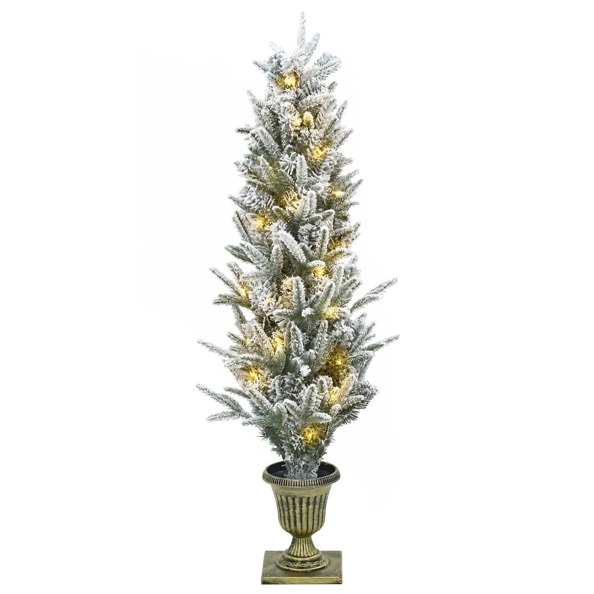 Mini Kalėdų medis 120 cm 100 LED Šilta balta PVC ir PE
