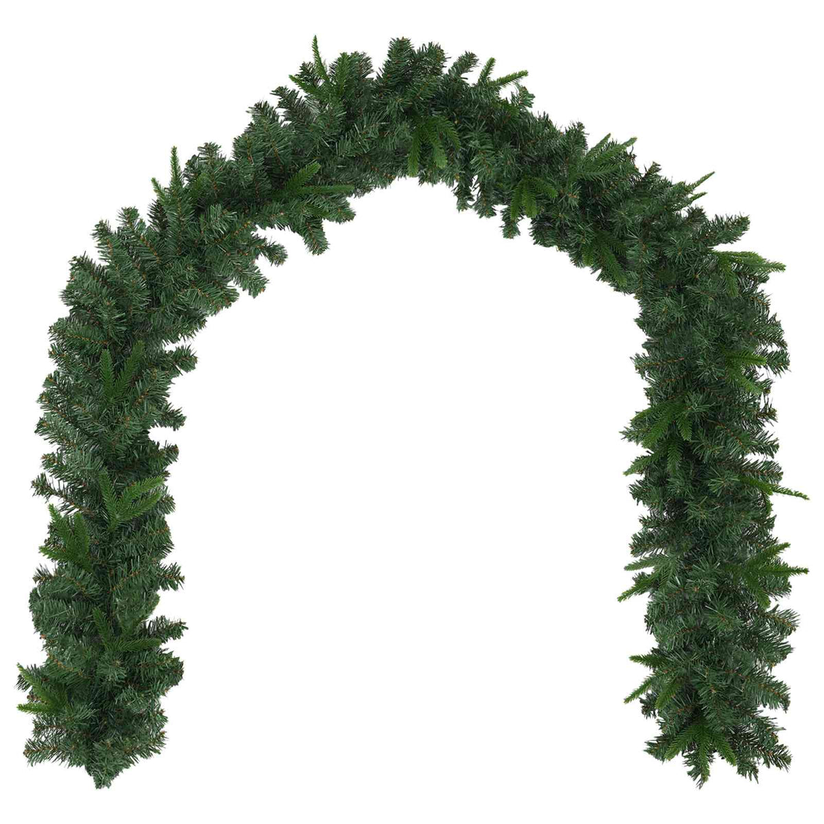Kalėdinė girlanda Žalia 270 cm PVC ir PE