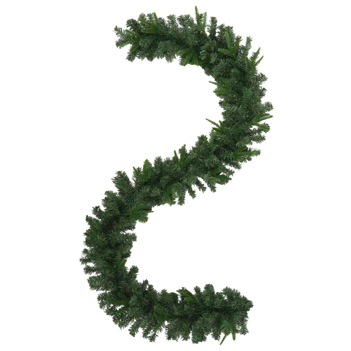 Kalėdinė girlanda Žalia 270 cm PVC ir PE