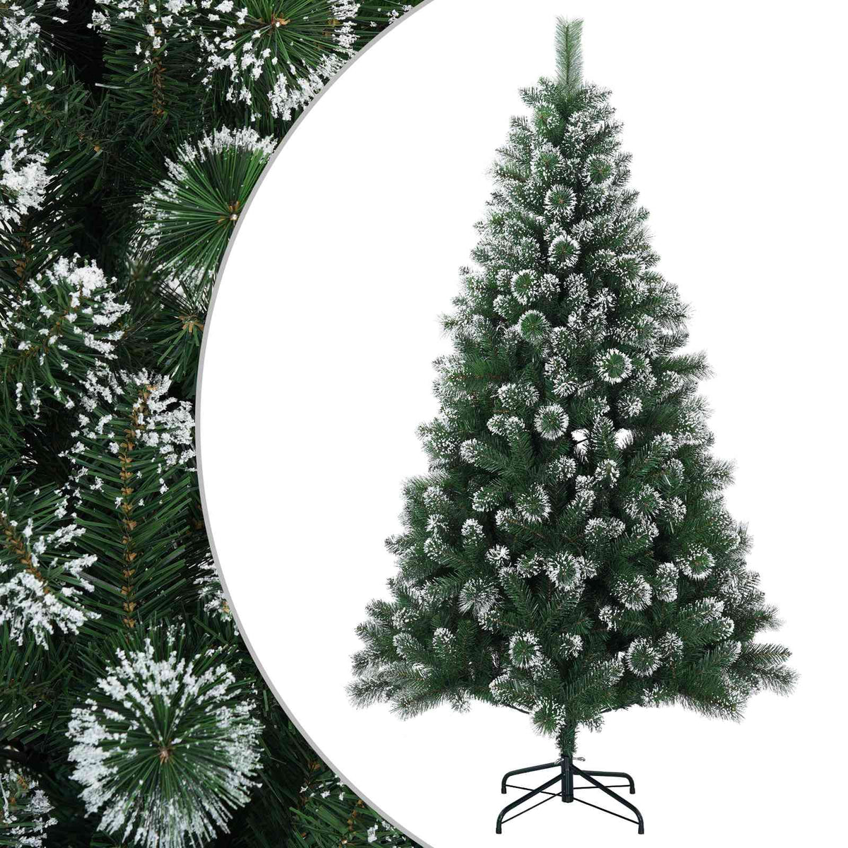Dirbtinė Kalėdų eglutė 120 cm PVC ir metalas Žalia