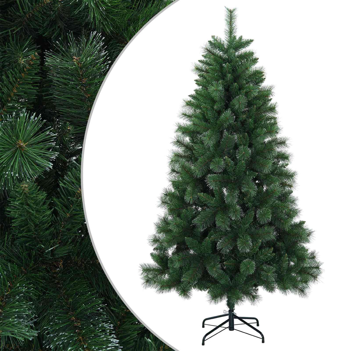Dirbtinė Kalėdų eglutė 240 cm PVC ir metalas Žalia