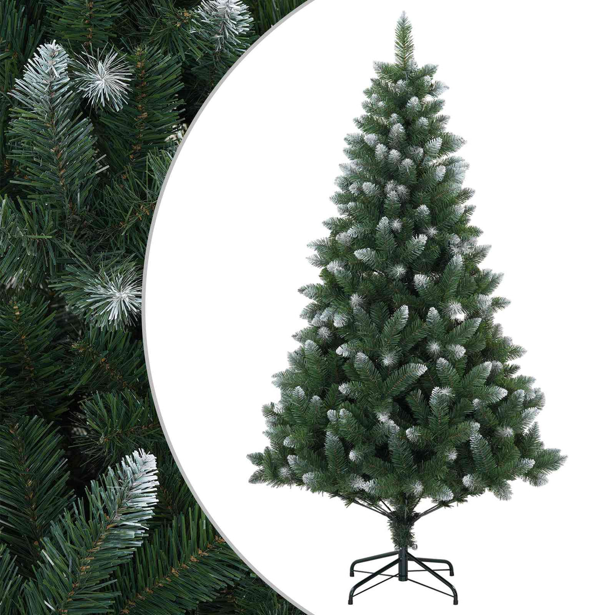 Dirbtinė Kalėdų eglutė 210 cm PVC ir metalas Žalia