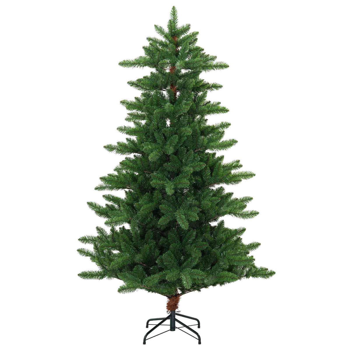 Dirbtinė Kalėdų eglutė 150 cm PVC ir metalas Žalia