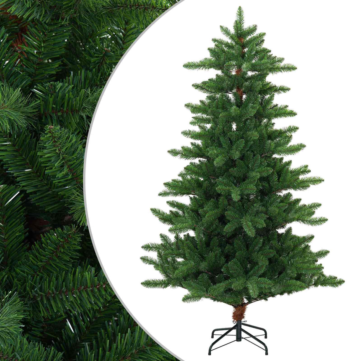 Dirbtinė Kalėdų eglutė 210 cm PVC ir metalas Žalia