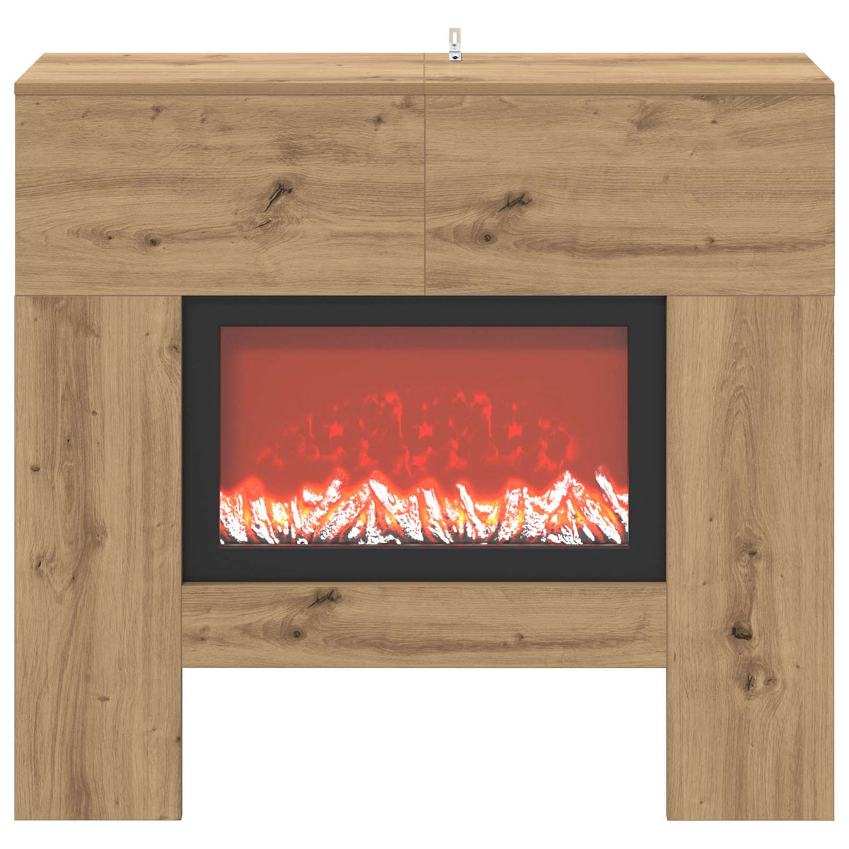 Elektrinis židinys Artisano ąžuolo 100 x 24,5 x 90 cm