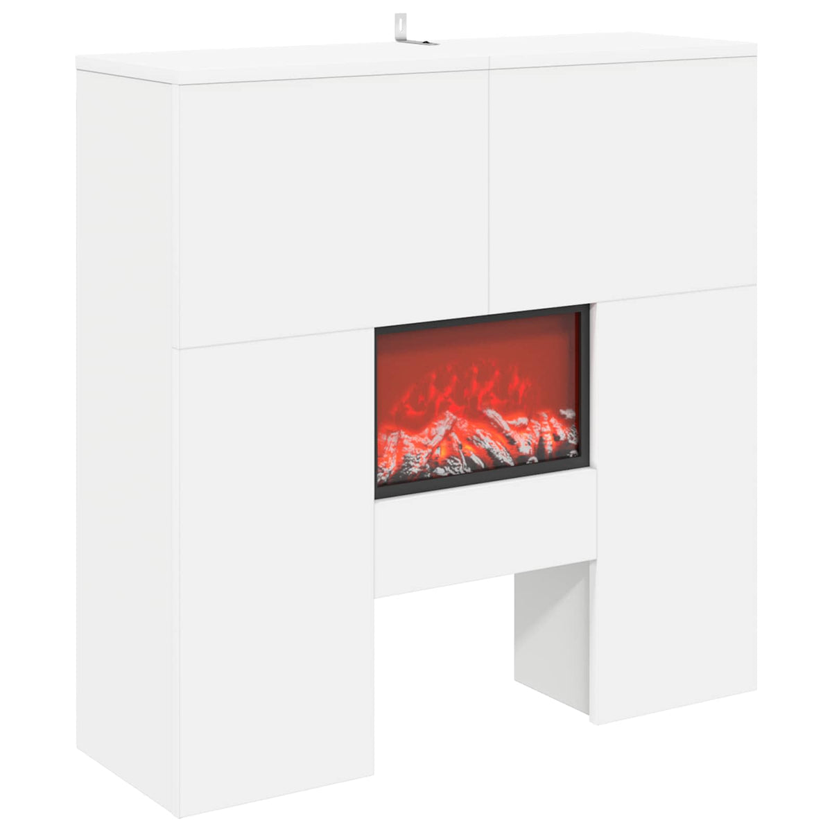 Elektrinis židinys Balta 75 x 24,5 x 75 cm Apdirbta mediena