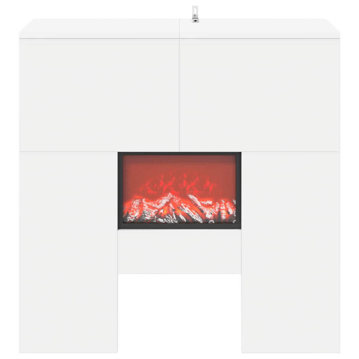 Elektrinis židinys Balta 75 x 24,5 x 75 cm Apdirbta mediena