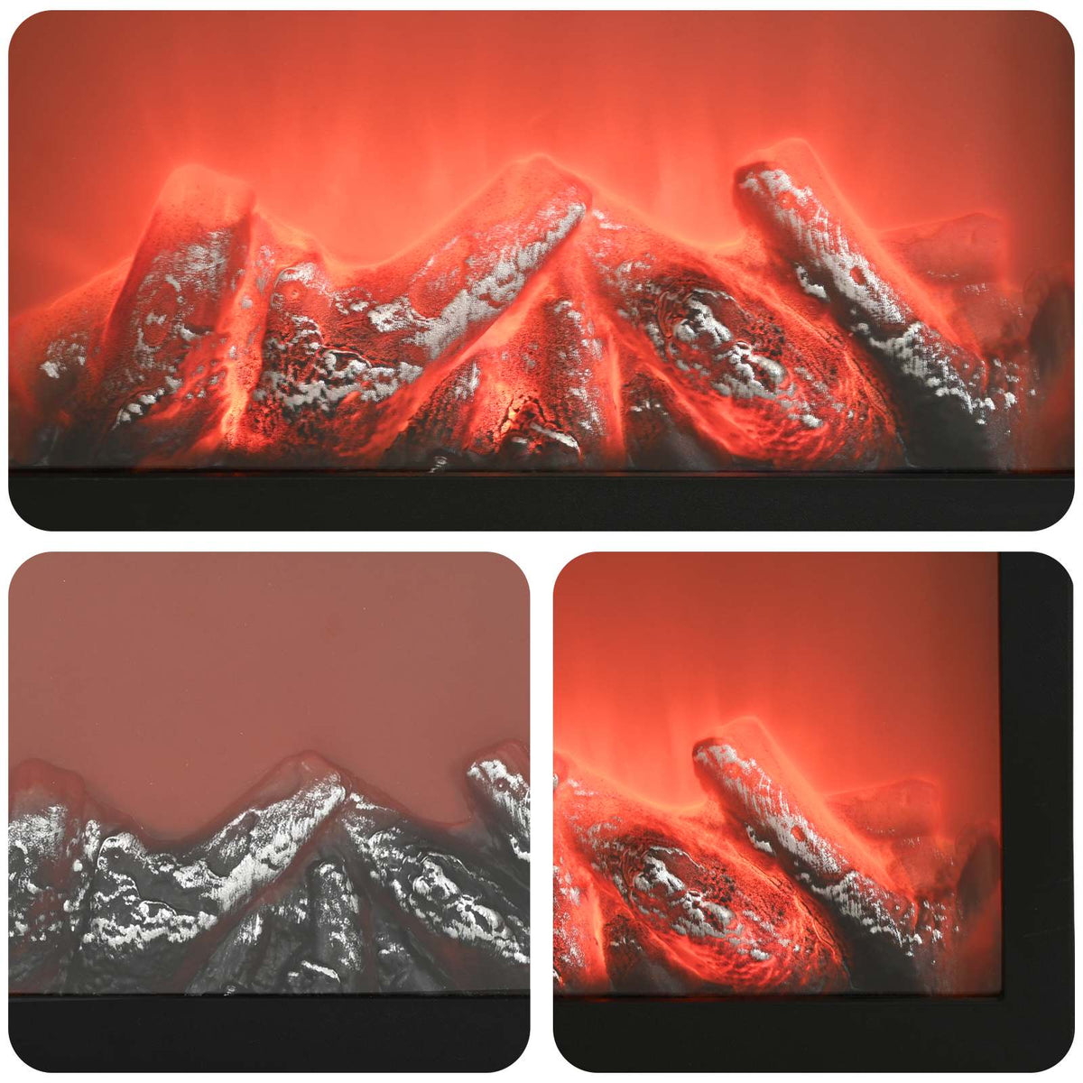 Elektrinis židinys Pilka Sonoma 100 x 30 x 44 cm