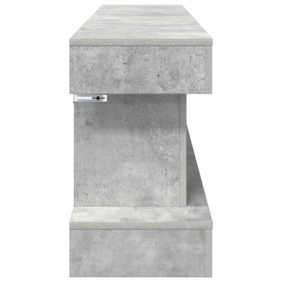 Elektrinis židinys Betono 150 x 30 x 50 cm Apdirbta mediena