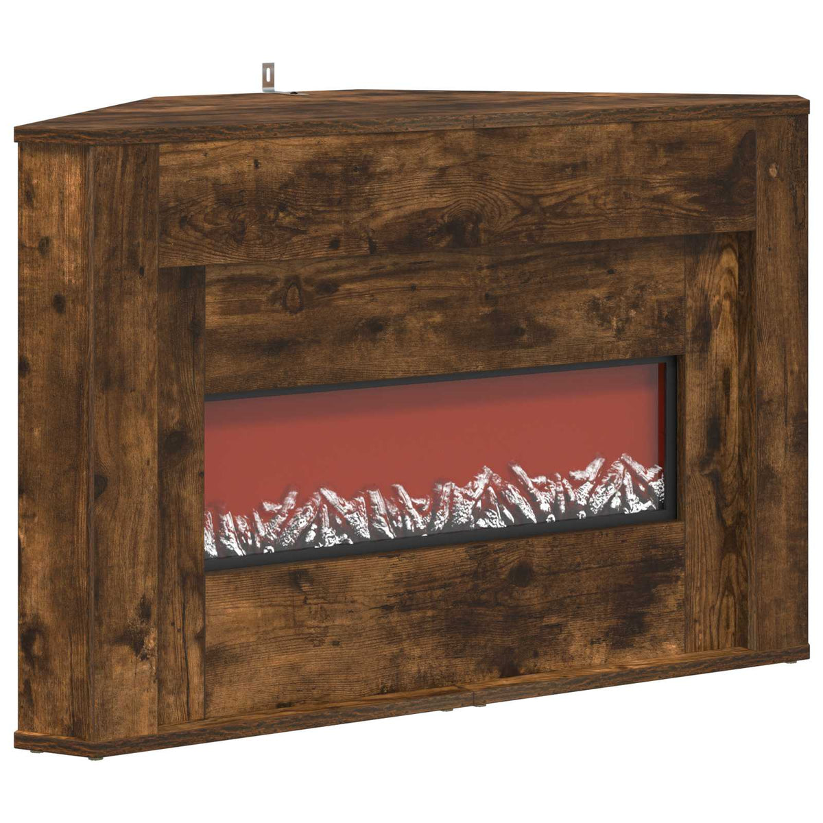 Židinys su LED juosta Dūminio ąžuolo 95 x 42,5 x 60 cm