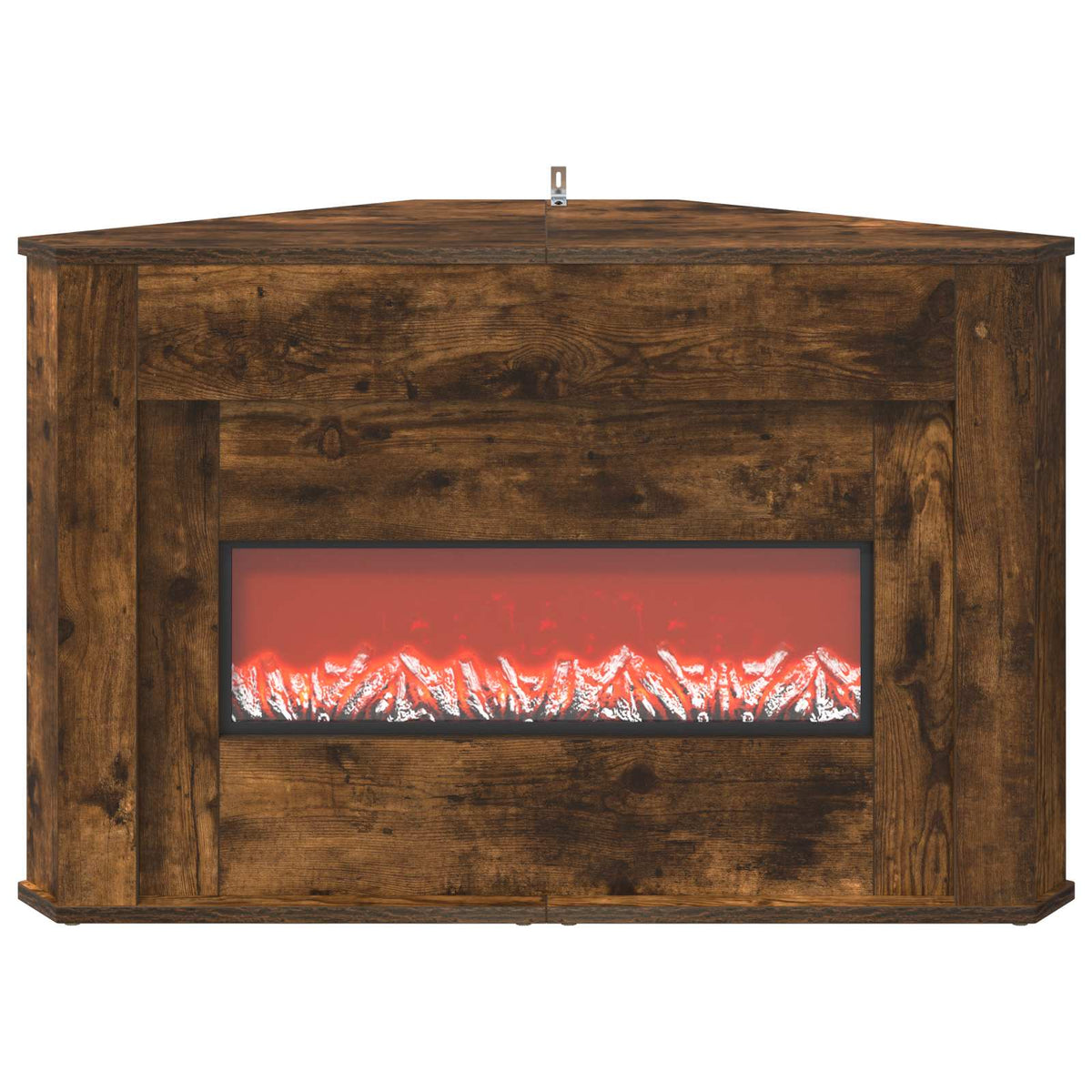 Židinys su LED juosta Dūminio ąžuolo 95 x 42,5 x 60 cm