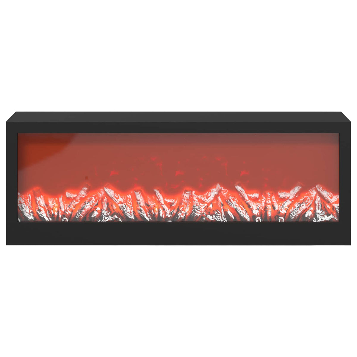 Židinys su LED juosta Dūminio ąžuolo 95 x 42,5 x 60 cm