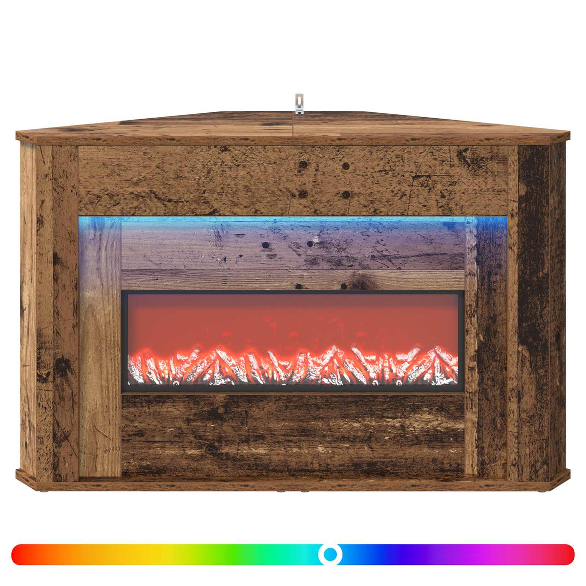 Židinys su LED juosta Sendintos medienos 95 x 42,5 x 60 cm