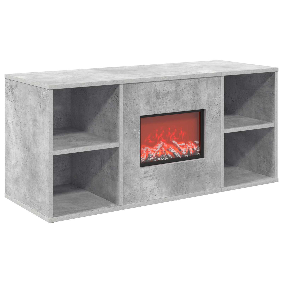 Elektrinis židinys Betono 100 x 37 x 45,5 cm Apdirbta mediena