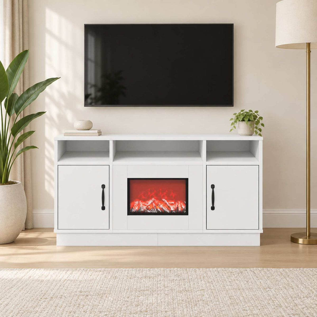 Elektrinis židinys Balta 100 x 33 x 55 cm Apdirbta mediena