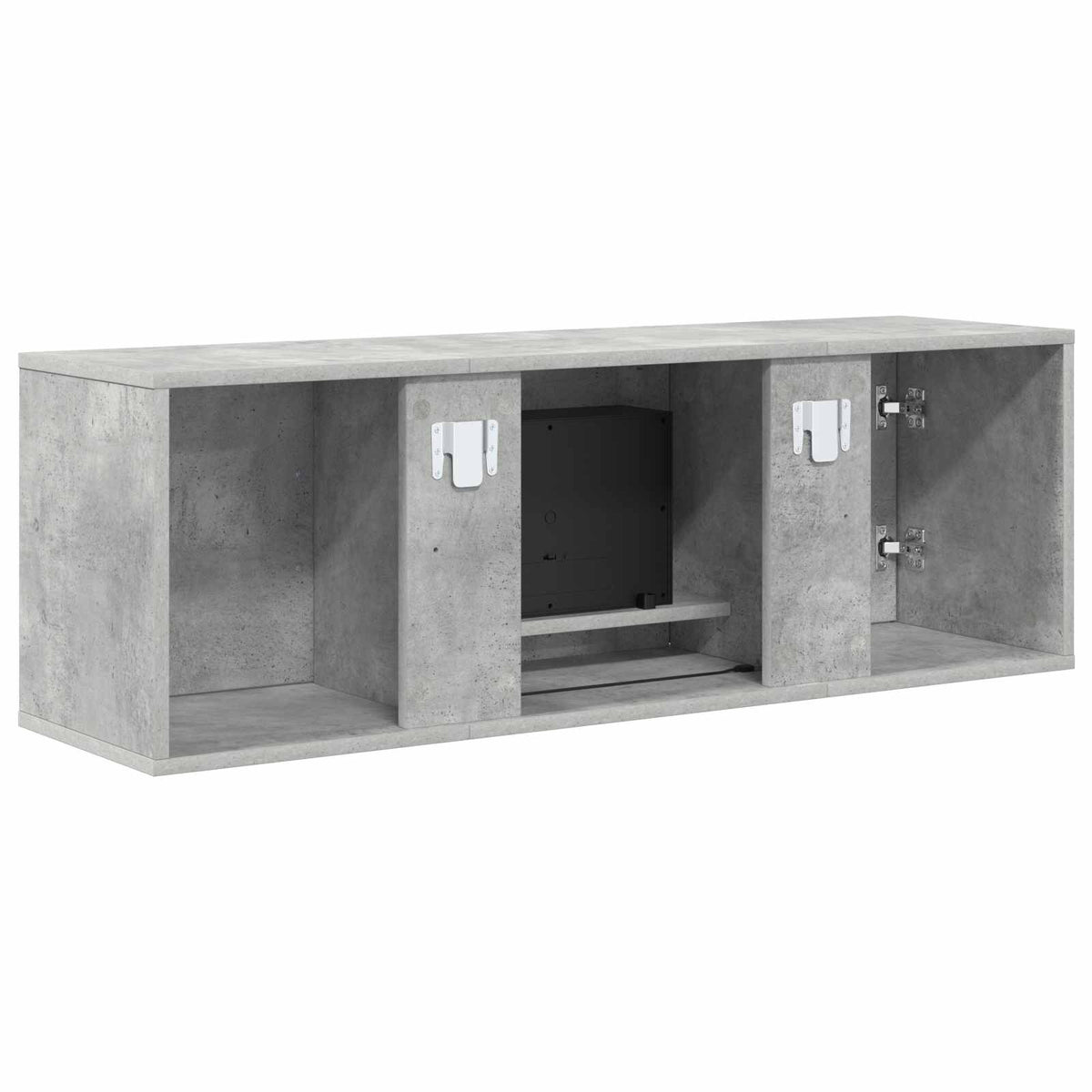 Elektrinis židinys Betono 110 x 30 x 36,5 cm Apdirbta mediena