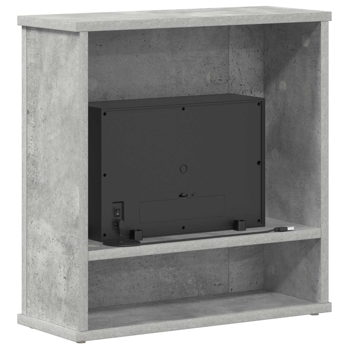 Elektrinis židinys Betono 47 x 18 x 48 cm Apdirbta mediena