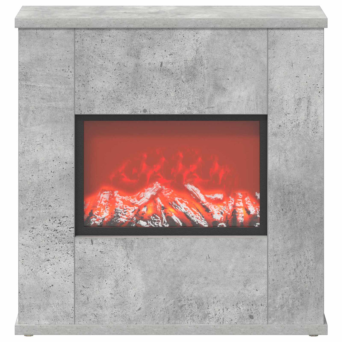 Elektrinis židinys Betono 47 x 18 x 48 cm Apdirbta mediena