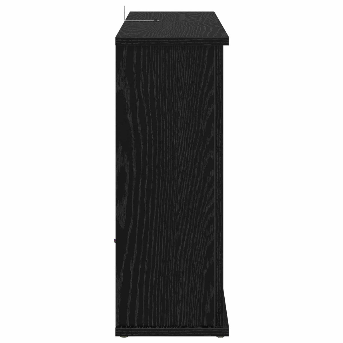 Židinys su LED juosta Juodojo ąžuolo 92 x 20 x 54 cm