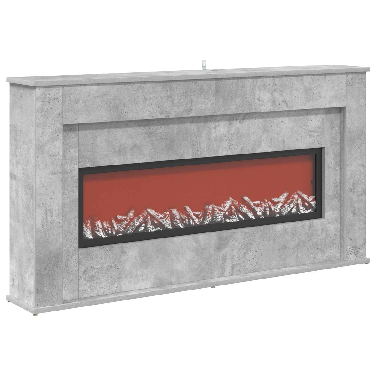 Židinys su LED juosta Betono 130 x 20 x 69,5 cm