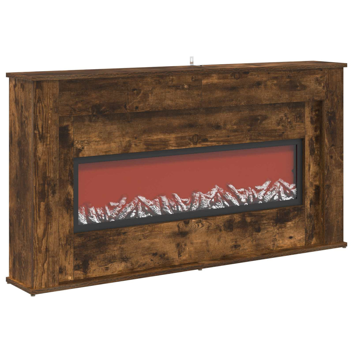 Židinys su LED juosta Dūminio ąžuolo 130 x 20 x 69,5 cm