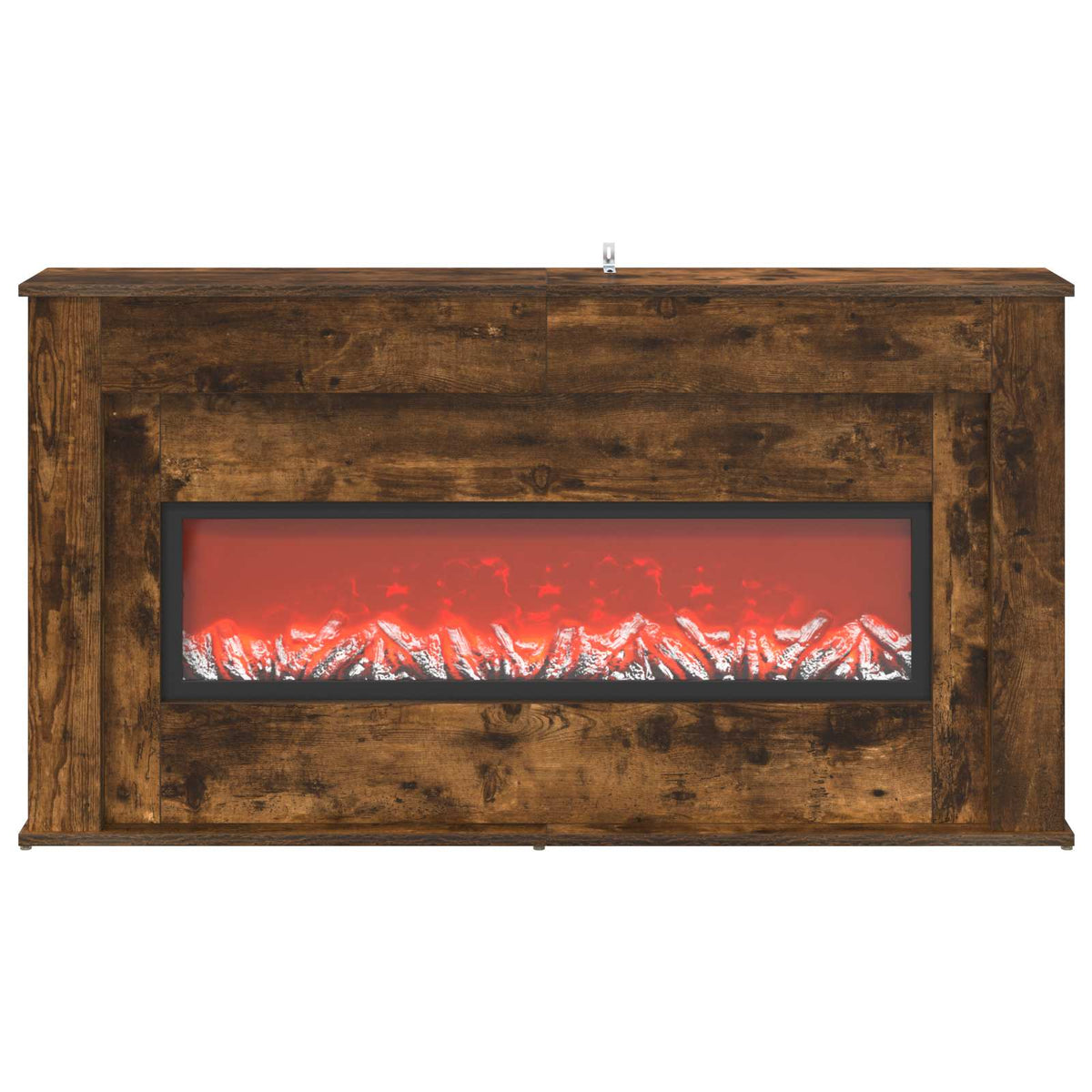 Židinys su LED juosta Dūminio ąžuolo 130 x 20 x 69,5 cm