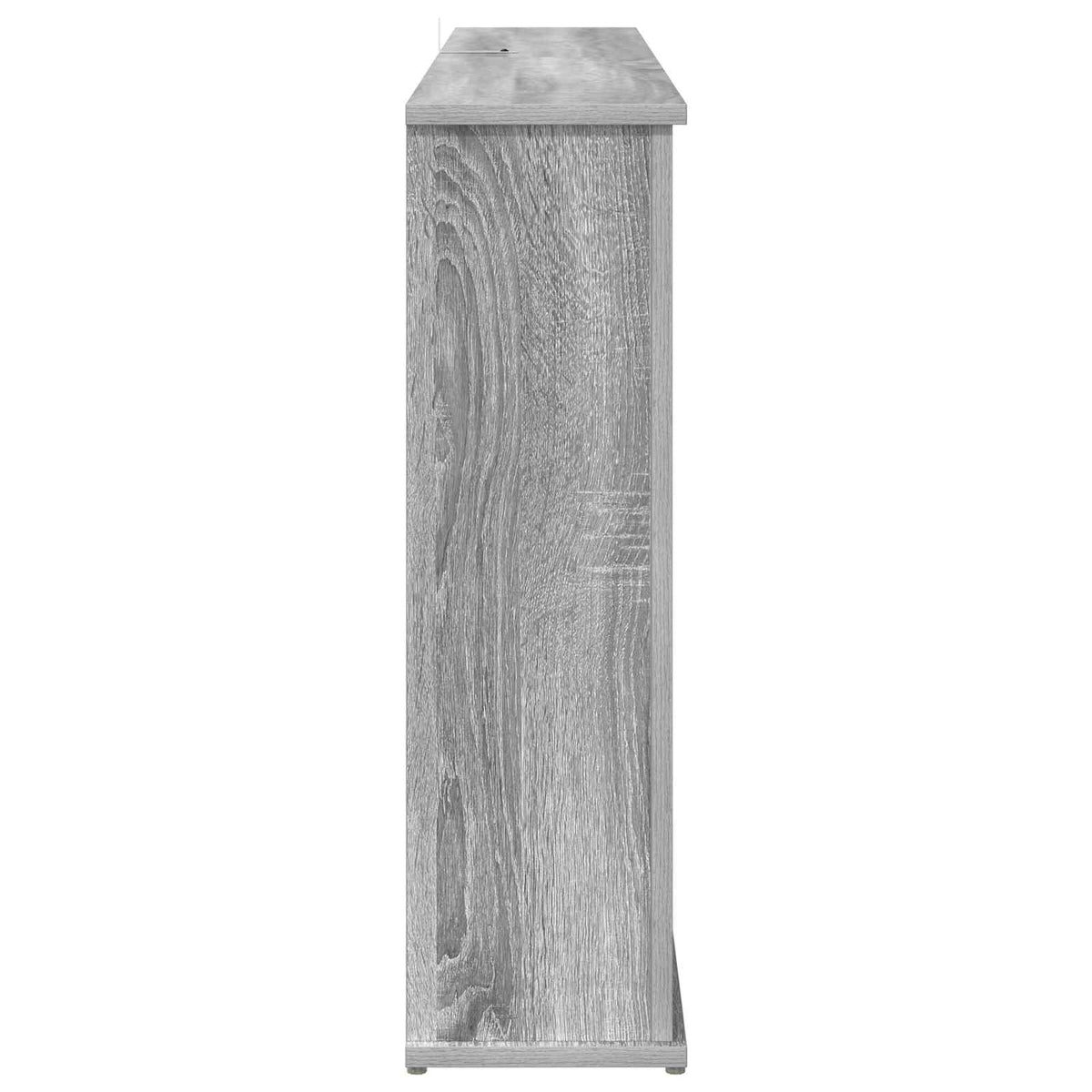 Židinys su LED juosta Pilka Sonoma 130 x 20 x 69,5 cm