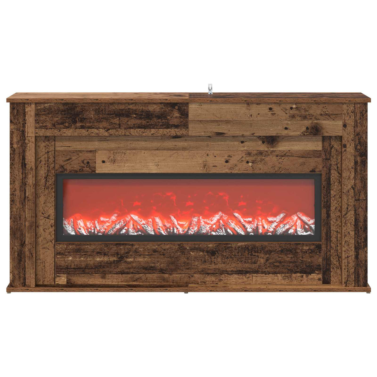 Židinys su LED juosta Sendintos medienos 130 x 20 x 69,5 cm