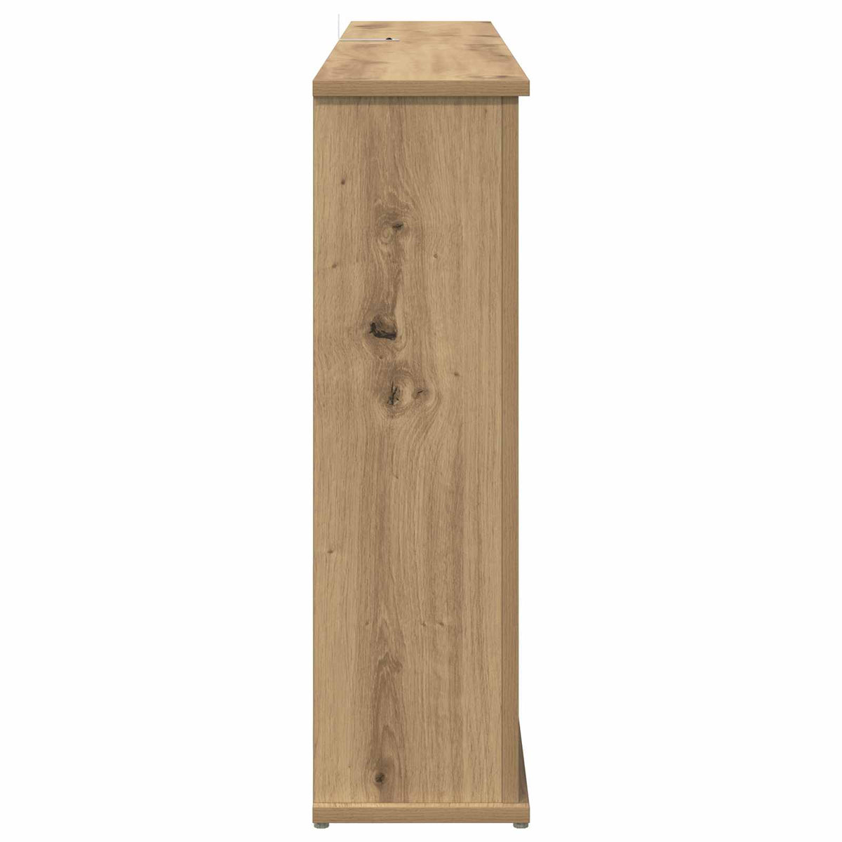 Židinys su LED juosta Artisano ąžuolo 130 x 20 x 69,5 cm