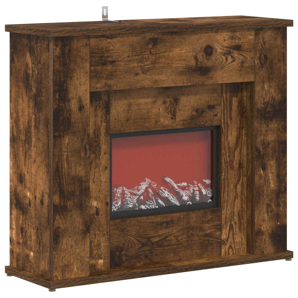 Židinys su LED juosta Dūminio ąžuolo 63 x 20 x 54,5 cm