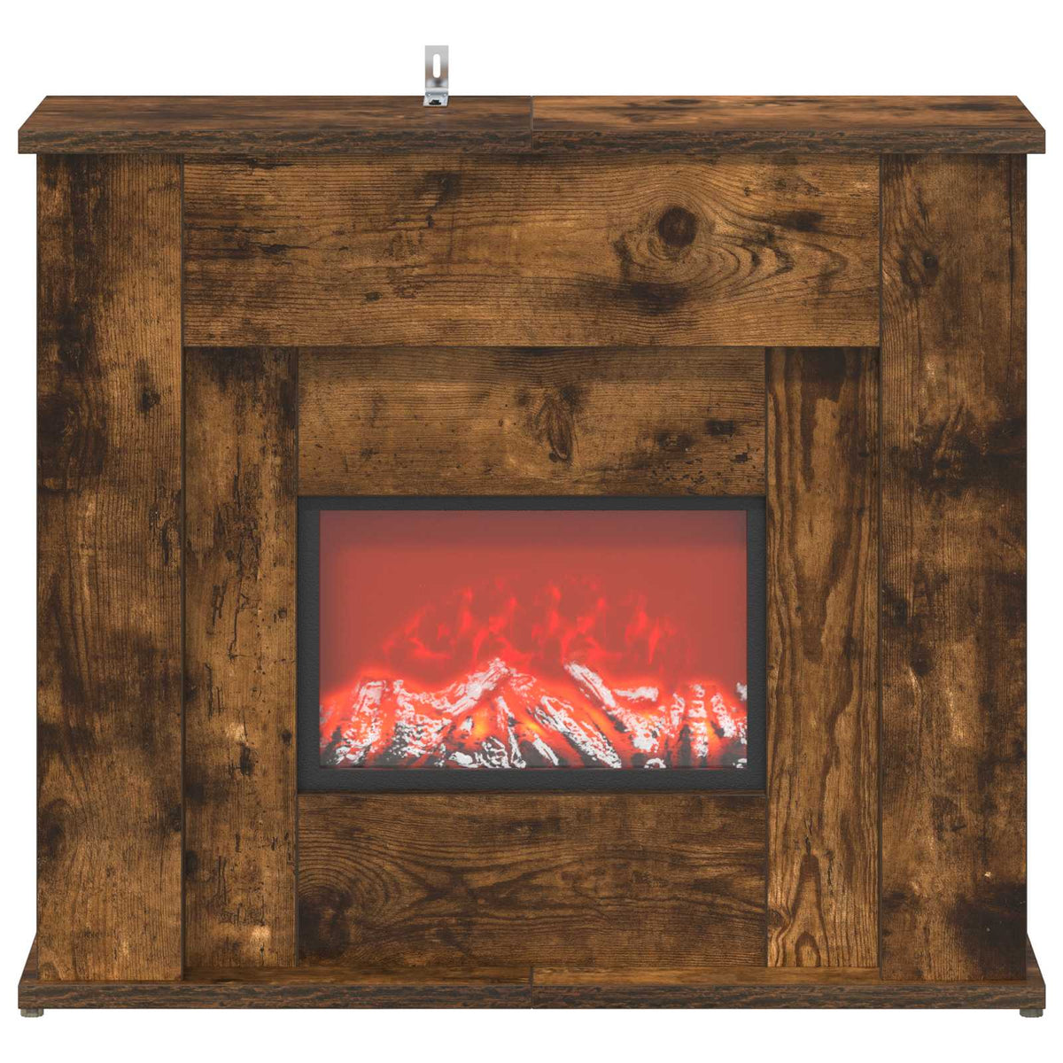 Židinys su LED juosta Dūminio ąžuolo 63 x 20 x 54,5 cm