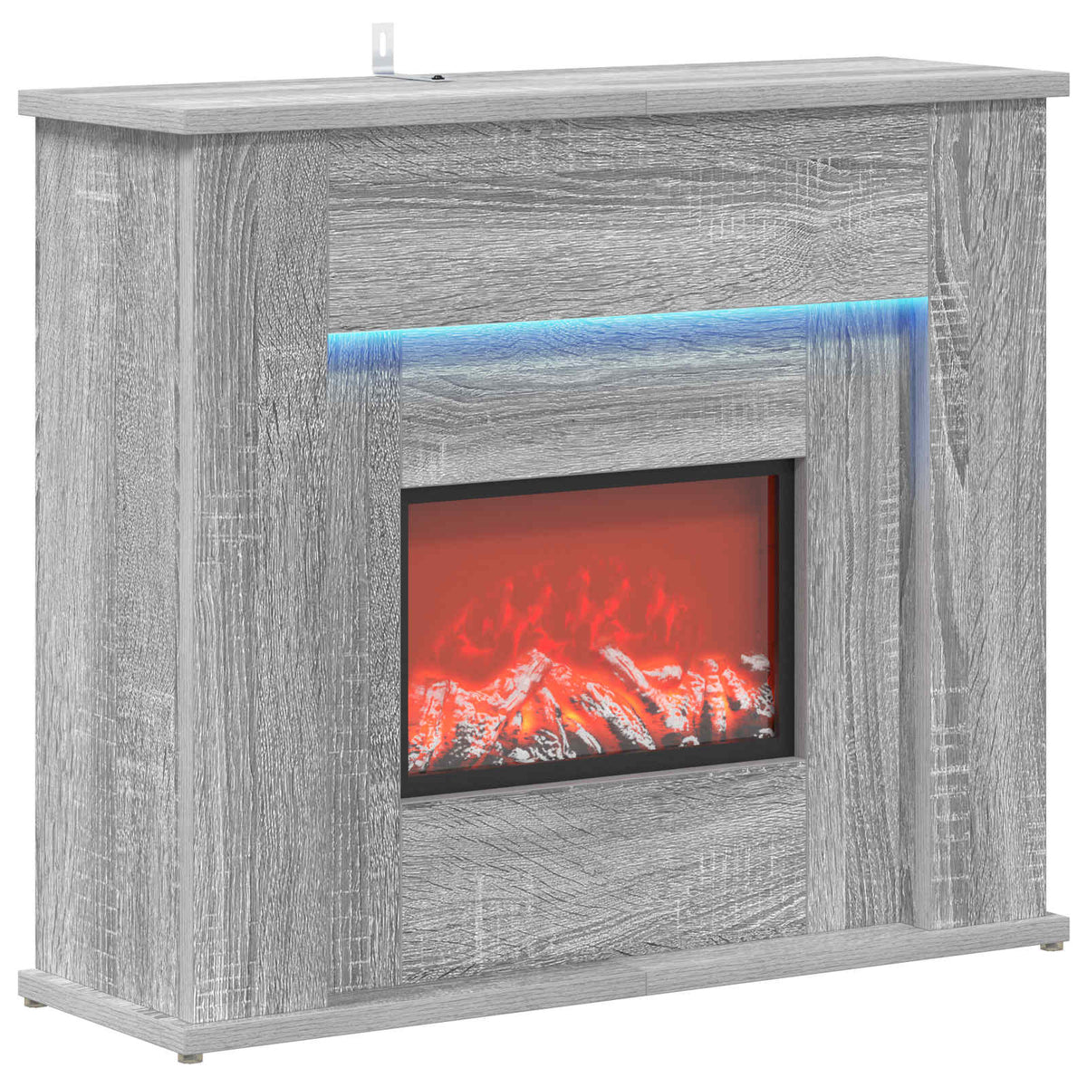 Židinys su LED juosta Pilka Sonoma 63 x 20 x 54,5 cm