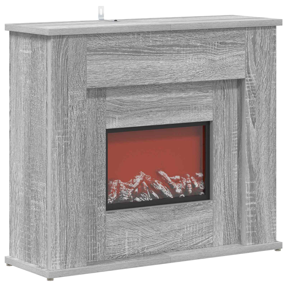 Židinys su LED juosta Pilka Sonoma 63 x 20 x 54,5 cm