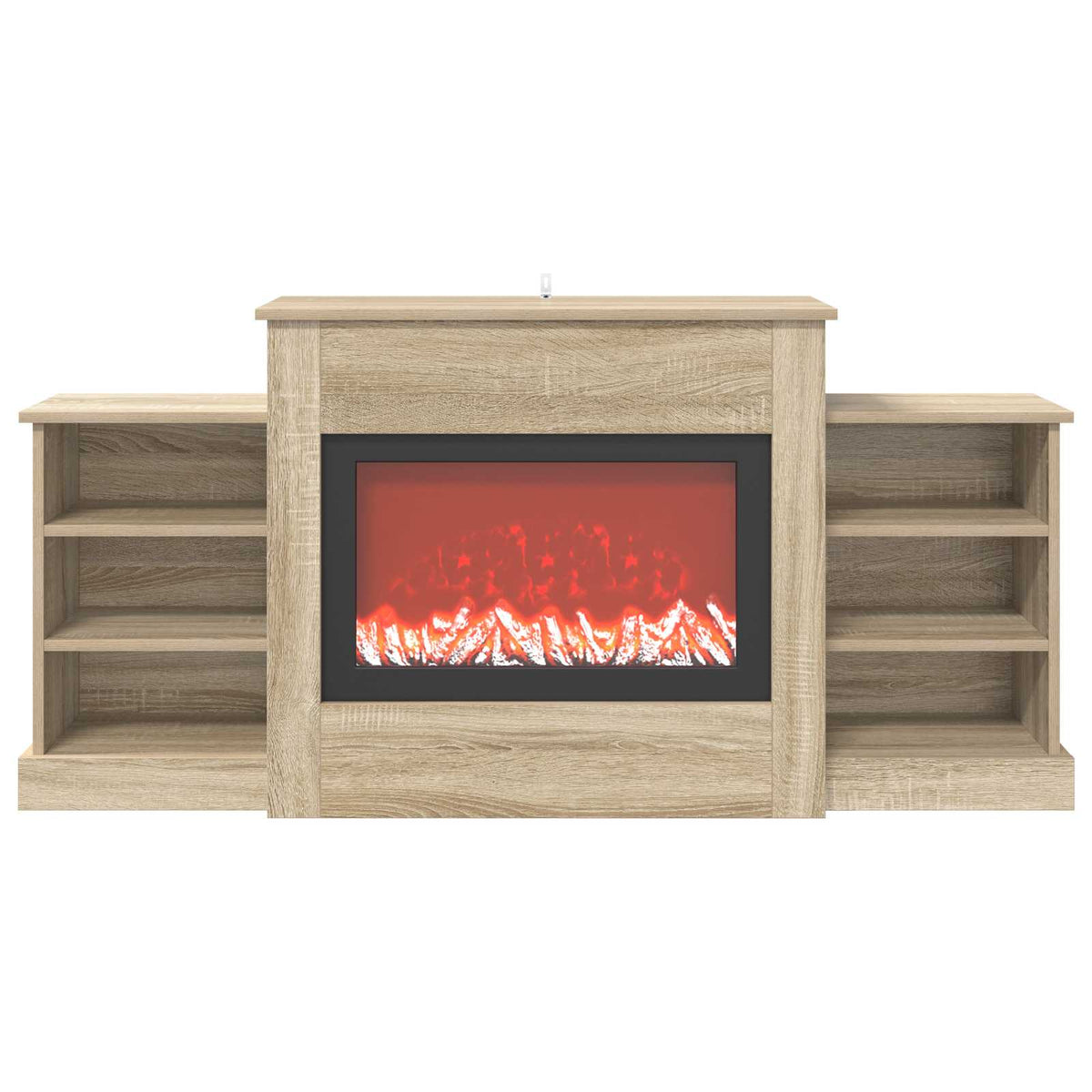 Elektrinis židinys Sonoma ąžuolo 140 x 30 x 67 cm