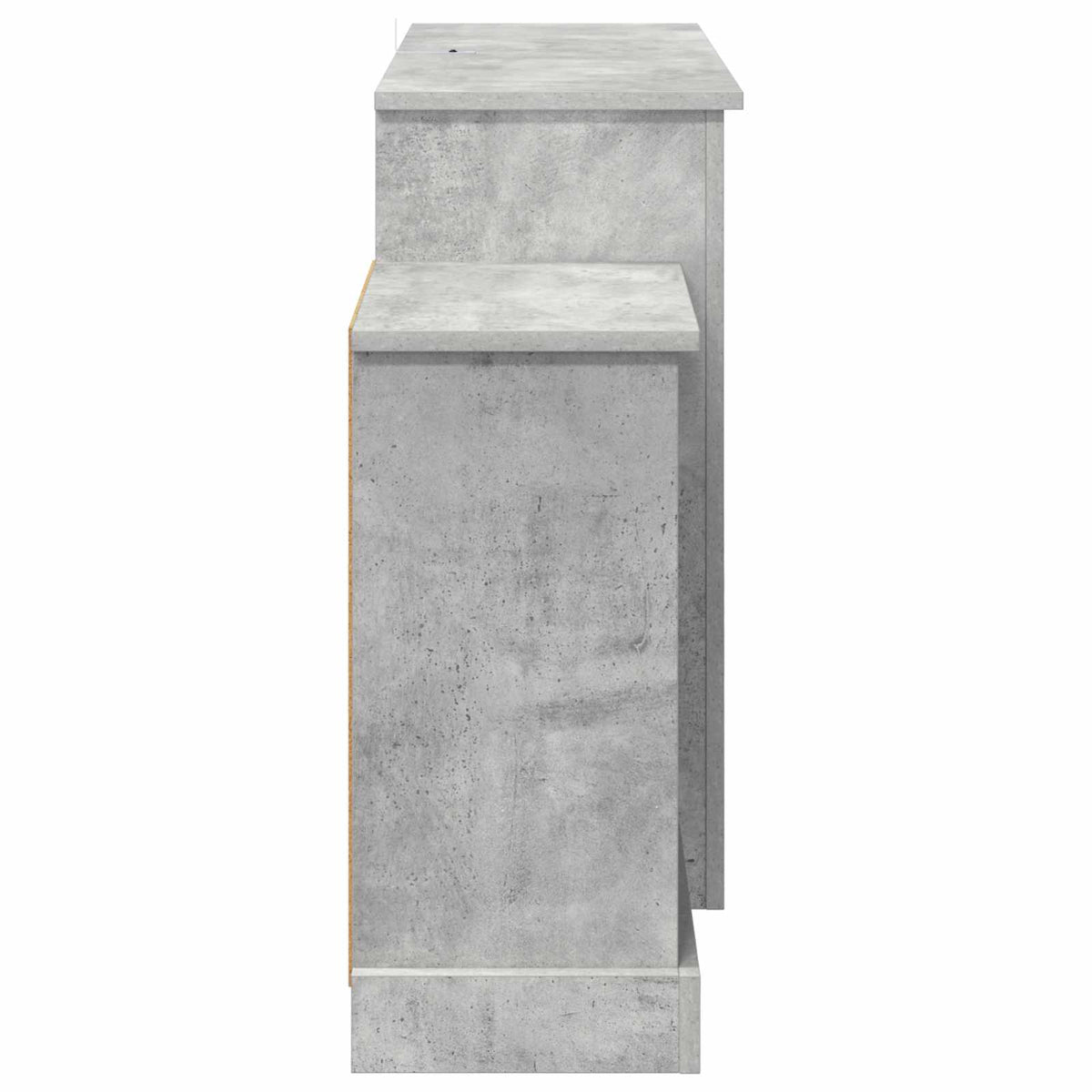 Elektrinis židinys Betono 140 x 30 x 67 cm Apdirbta mediena