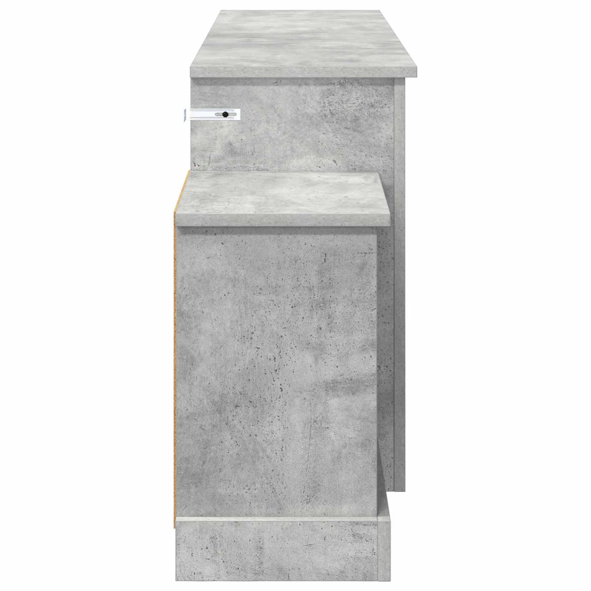 Elektrinis židinys Betono 177 x 30 x 56,5 cm Apdirbta mediena
