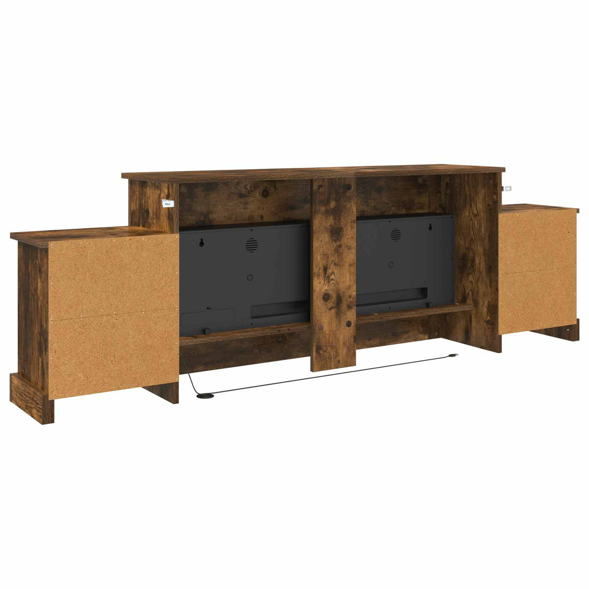 Elektrinis židinys Dūminio ąžuolo 177 x 30 x 56,5 cm