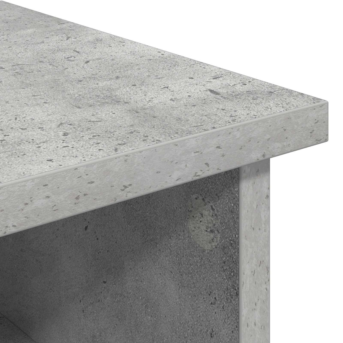 Elektrinis židinys Betono 110 x 30 x 50 cm Apdirbta mediena
