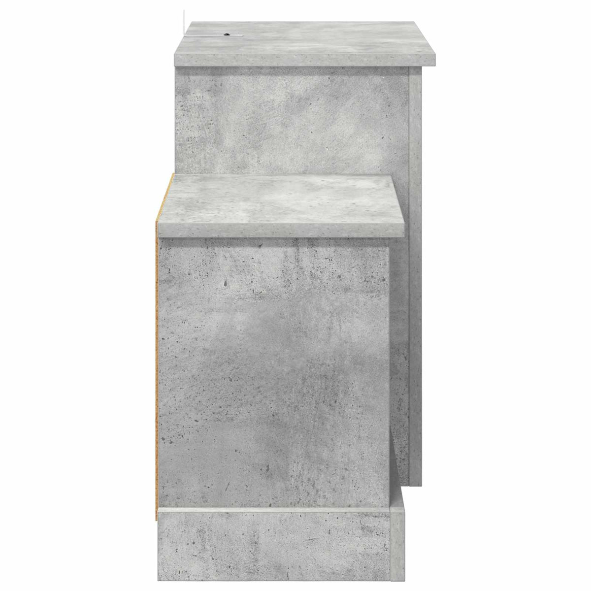 Elektrinis židinys Betono 110 x 30 x 50 cm Apdirbta mediena