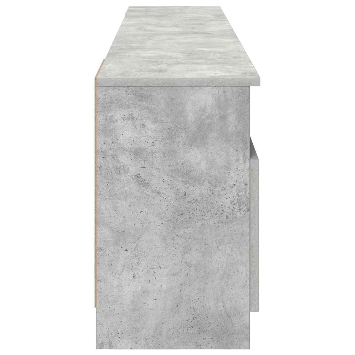 Elektrinis židinys Betono 165 x 28,5 x 47 cm Apdirbta mediena