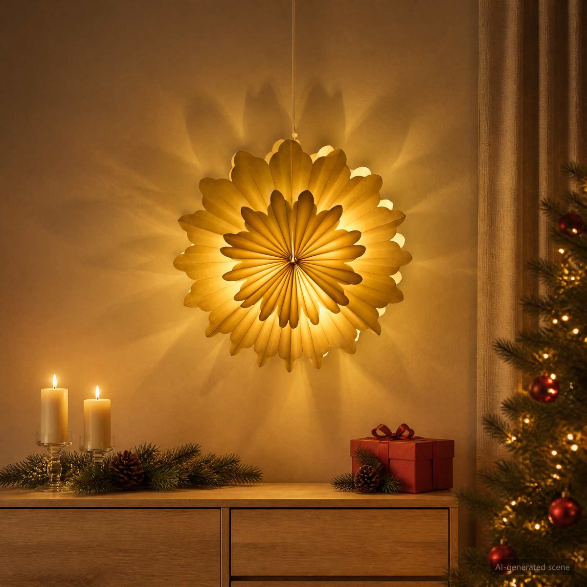 Kalėdų apšvietimas RAAHE 10 LED Šilta balta 45 x 17 x 45 cm