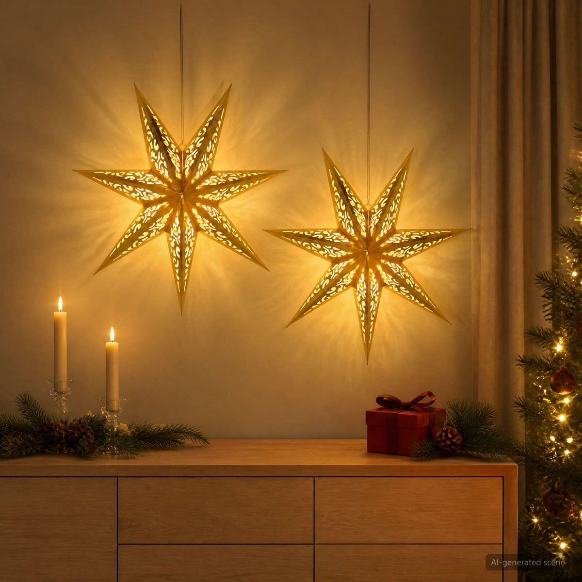 Kalėdų apšvietimas RAAHE 2 vnt. 10 LED Šilta balta