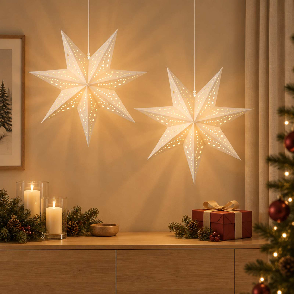 Kalėdų apšvietimas RAAHE 2 vnt. 10 LED Šilta balta